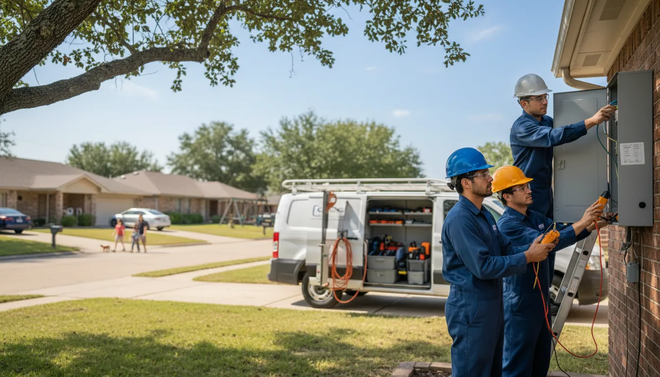 Certified electrician providing emergency electrical services in Lafayette, OH